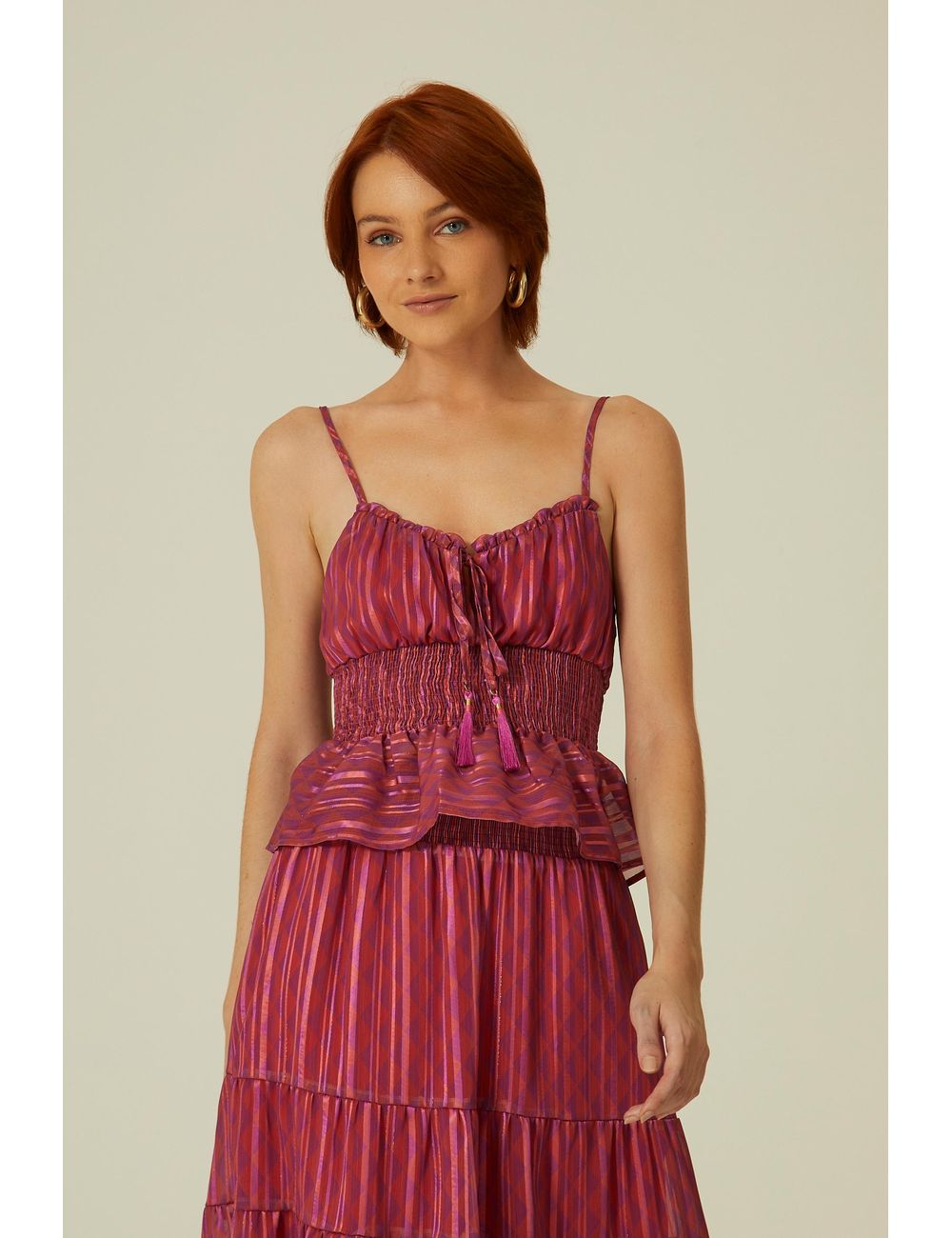 Blusa Alcinha Estampa Punta Cana