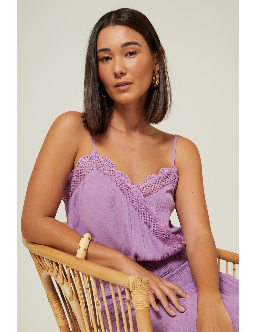 Blusa Decote Renda