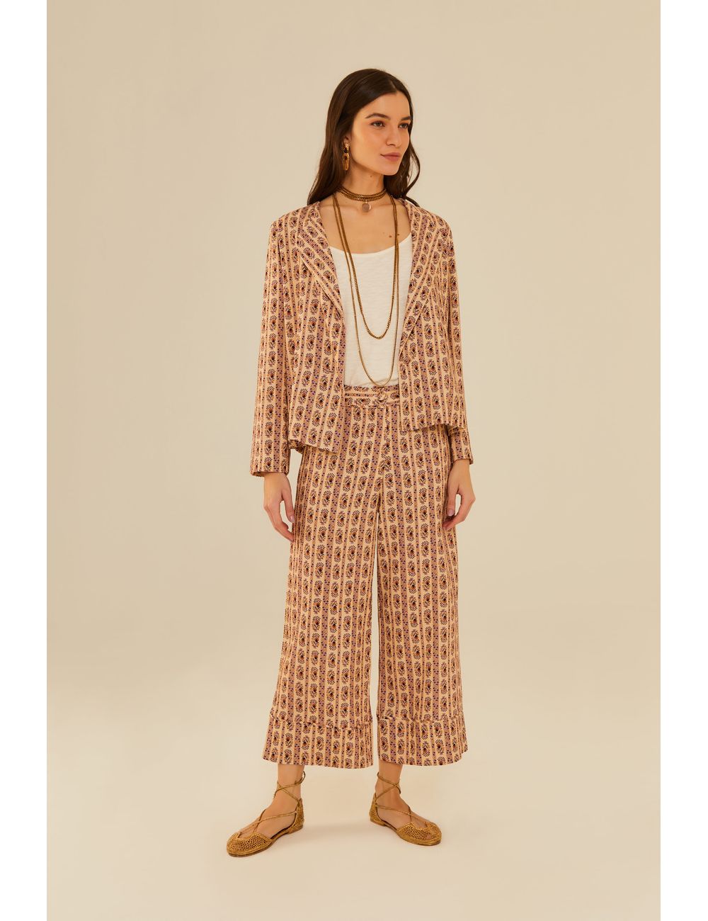 Calça Estampa Listra Ramos