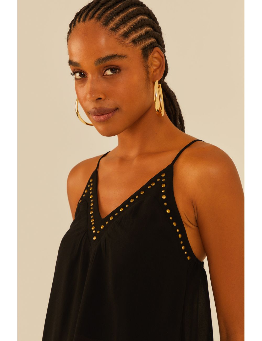 Blusa De Alça Ggt Tachas