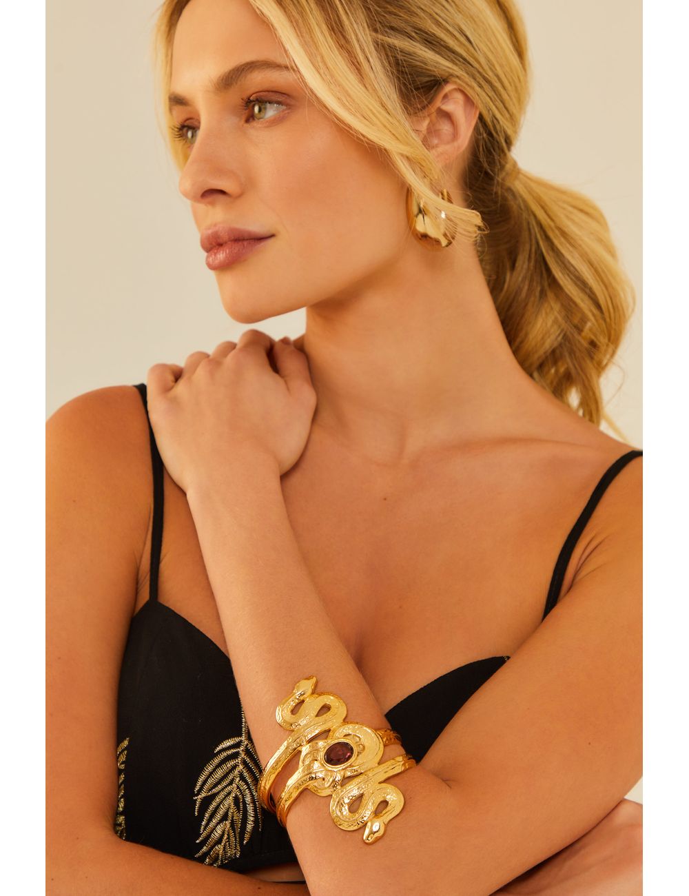 Bracelete Cobra Vintage – Ouro / U