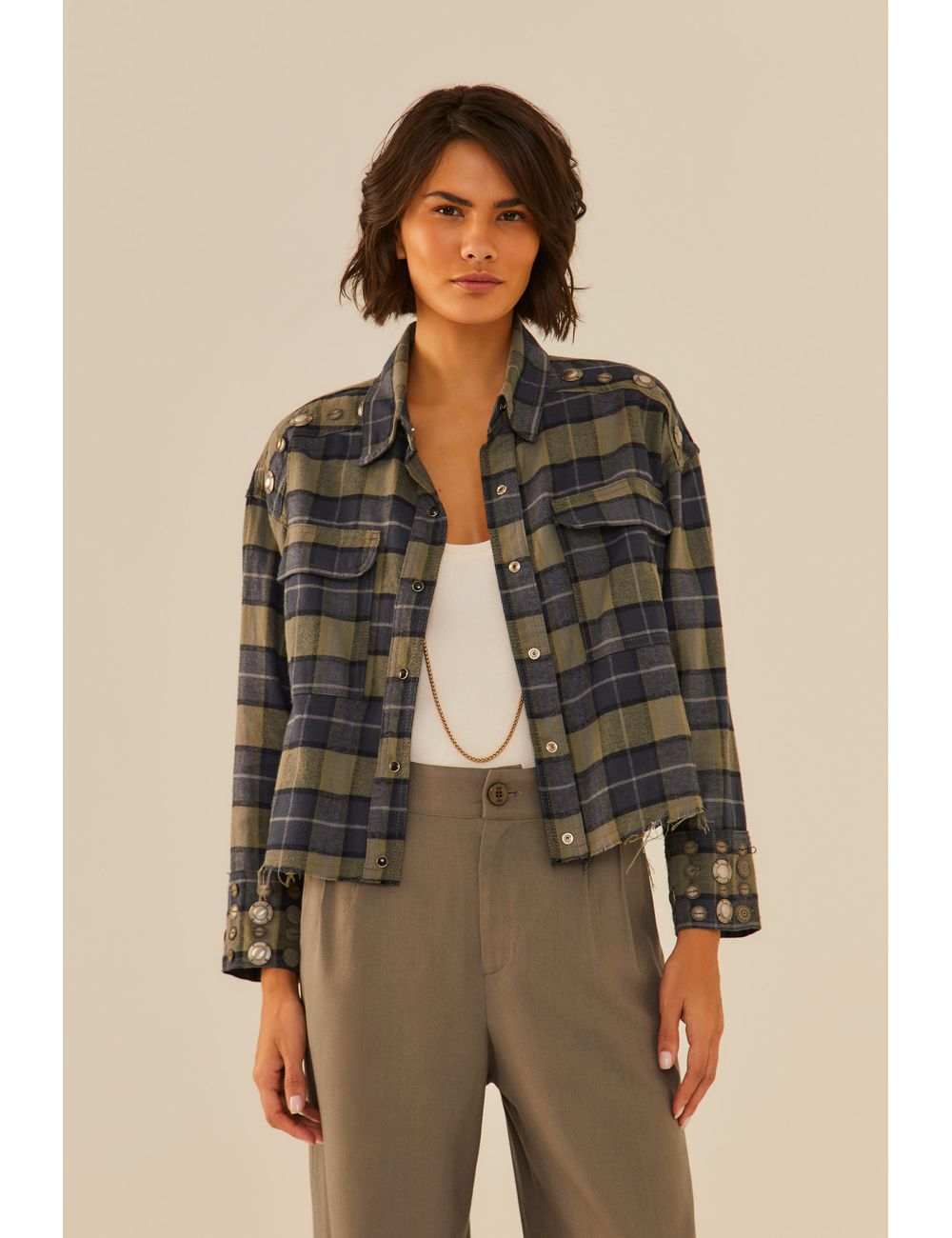 Camisa Flanela Metais