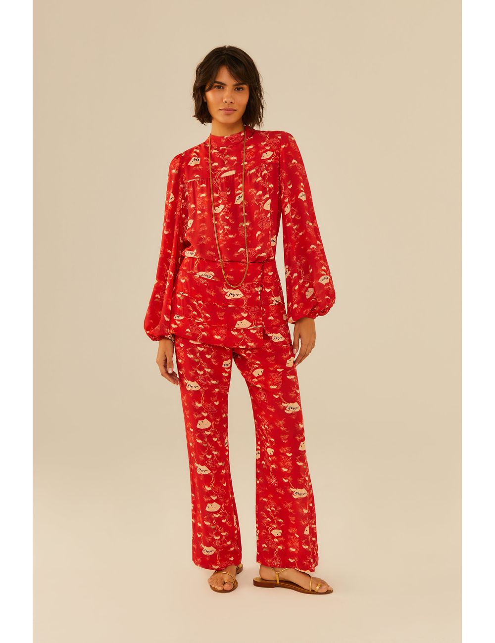 Calça Ggt Estampa Bonsai