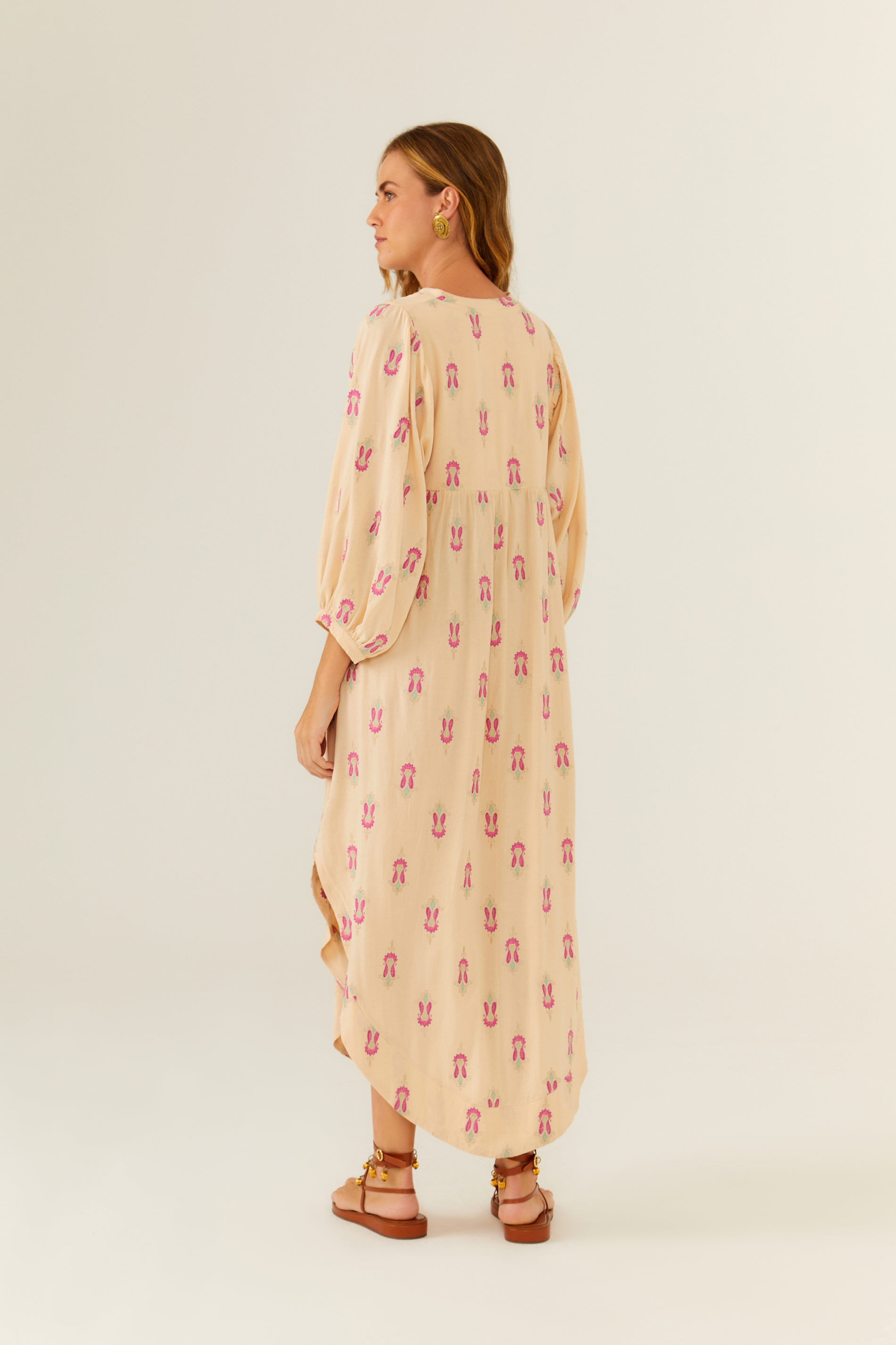 Vestido Midi Bordado Anisha