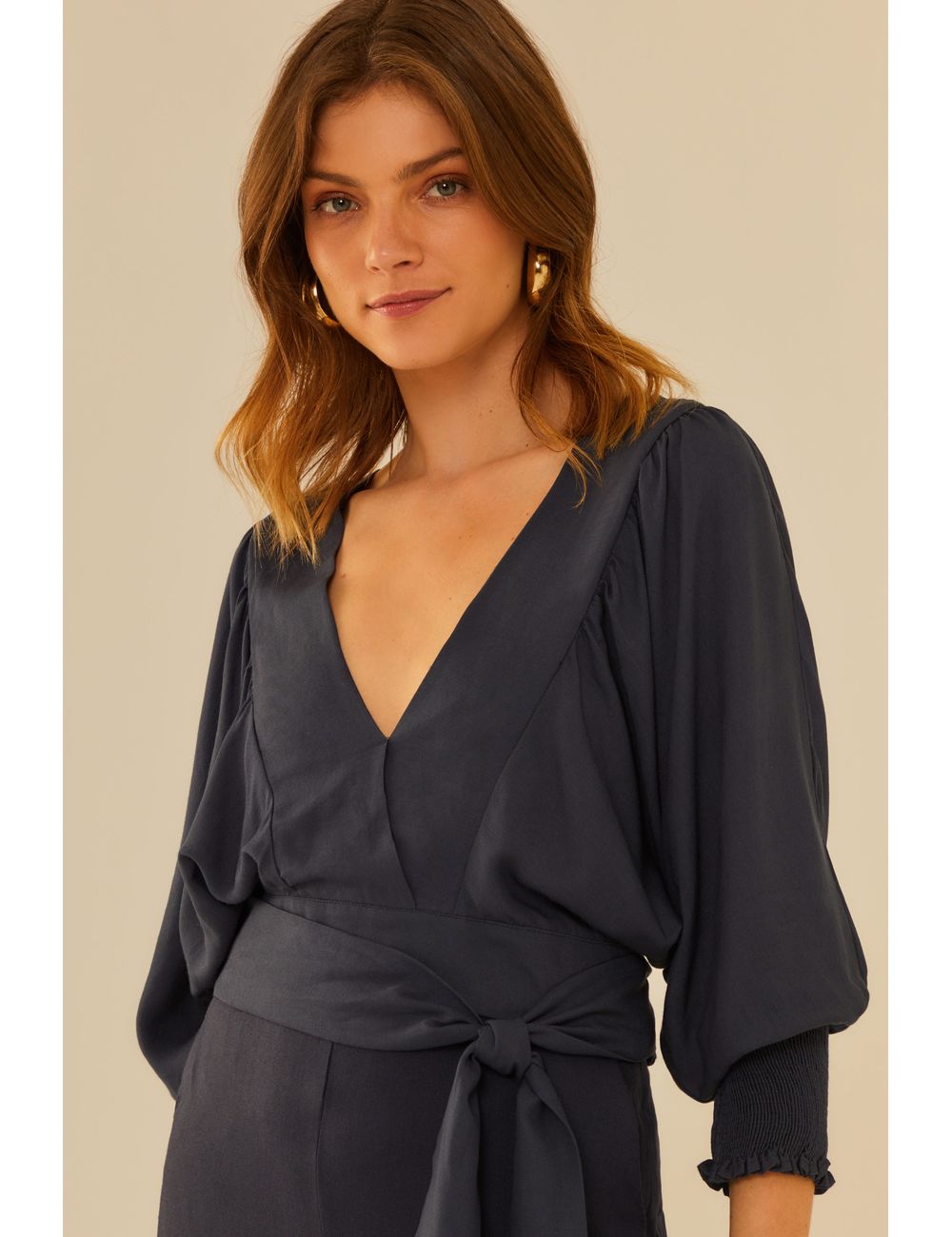 Blusa Punho Lastex