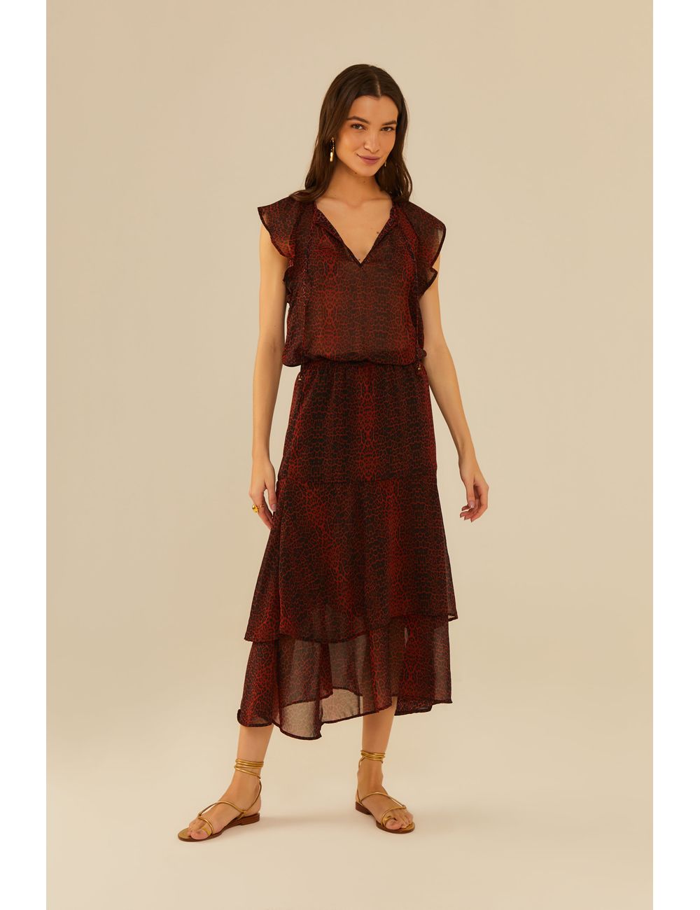 Saia Estampa Guepardo Mini