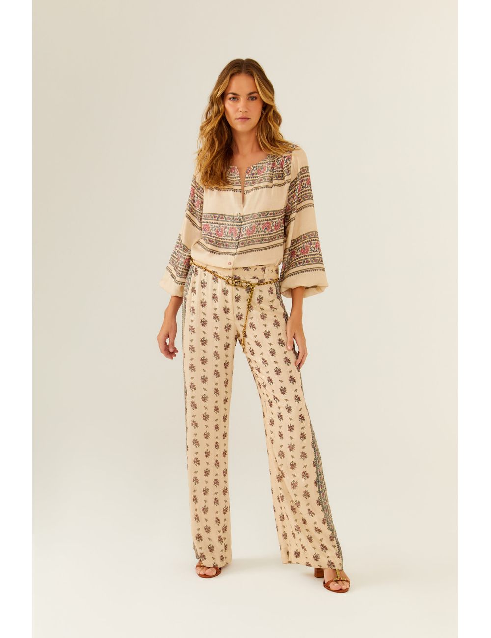 Calça Estampa Buquê