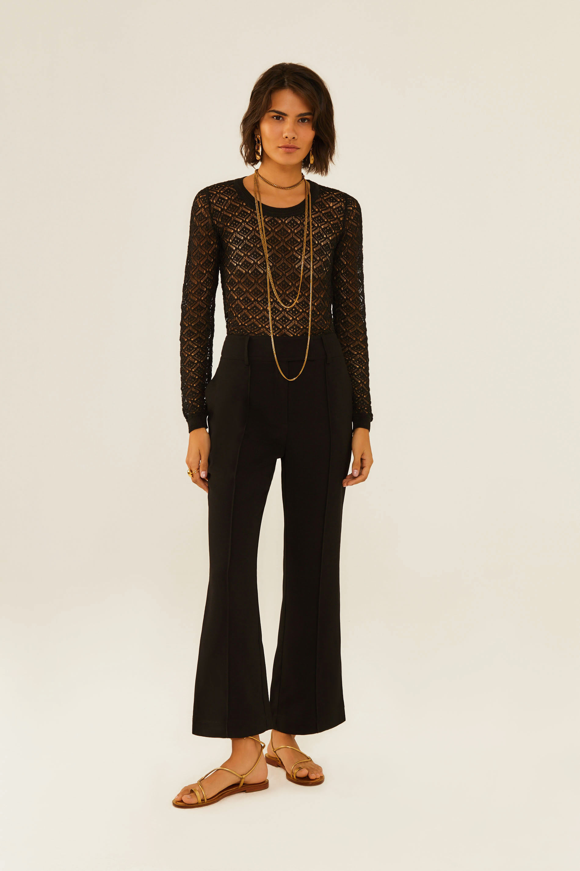 Calça Alfaiataria Crepe - Main Image