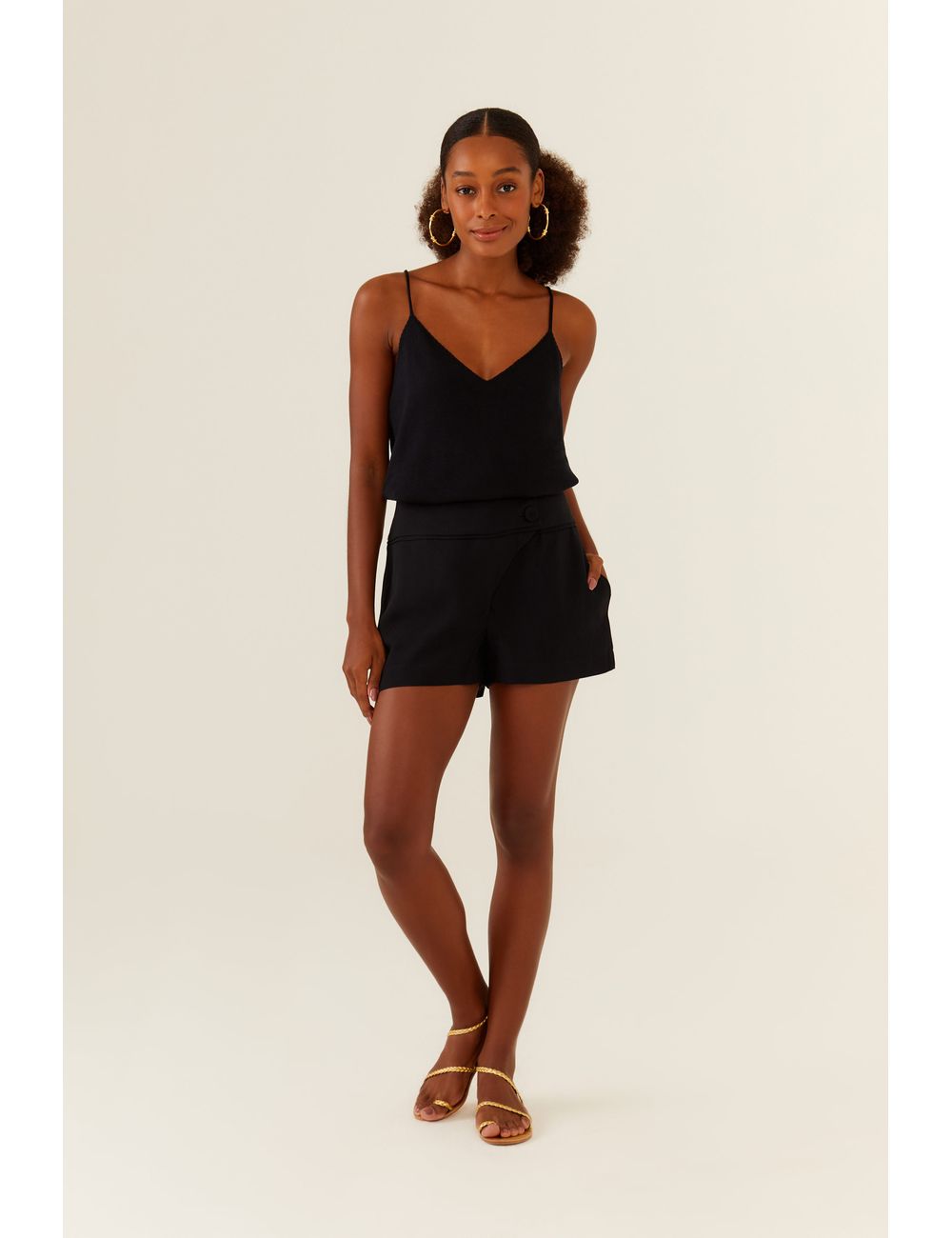 Short Crepe Transpasse