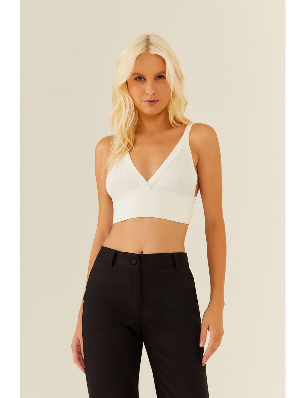 Top Tricot Triângulo