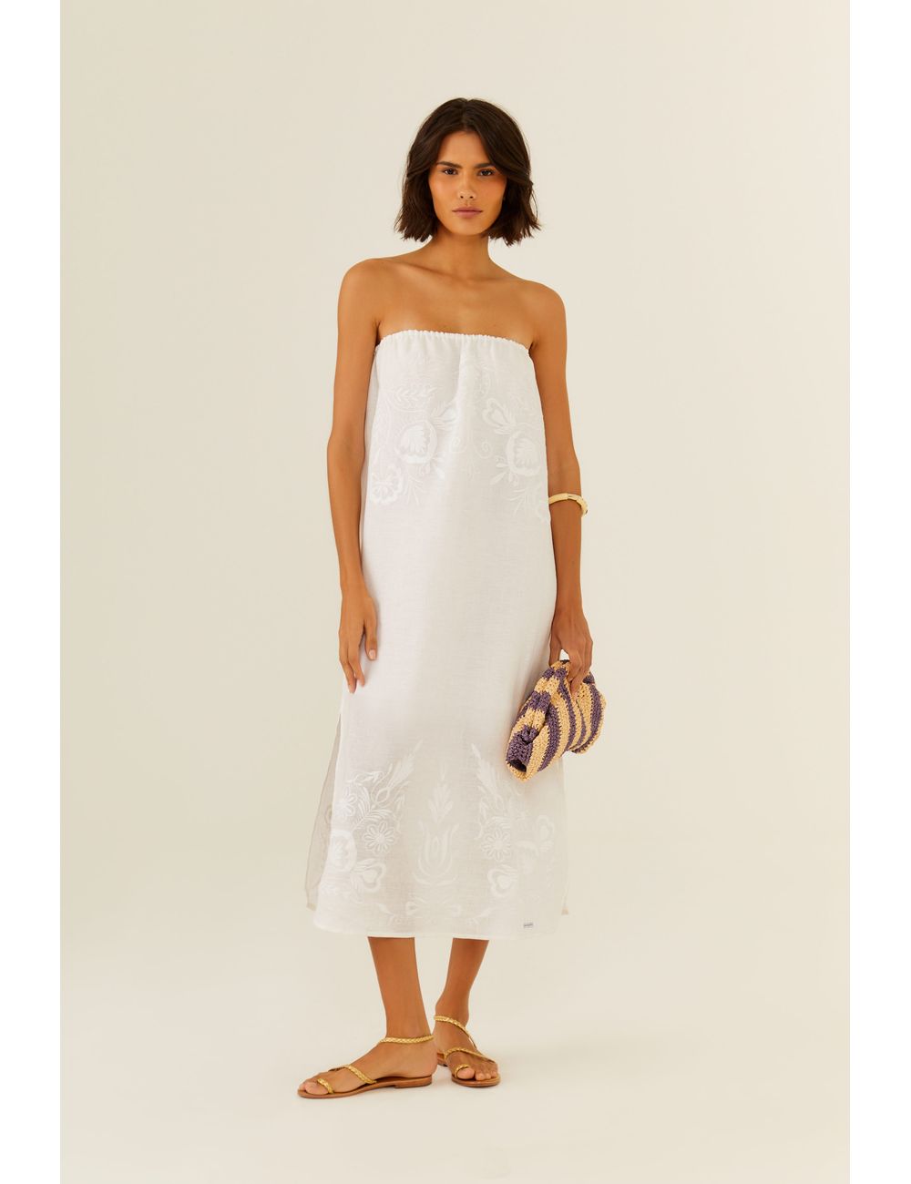 Vestido Midi Bordado Amber