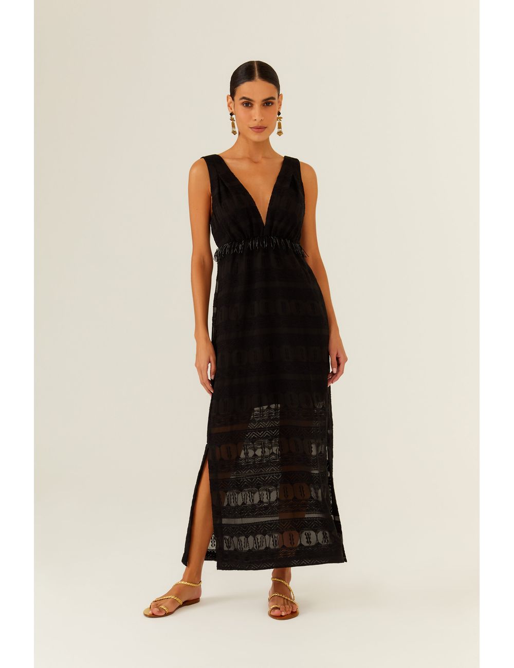 Vestido Midi Bordado Eve