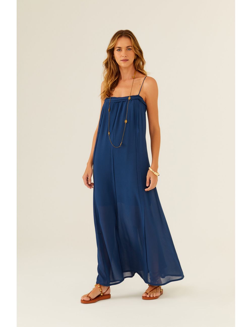 Vestido Midi Ggt Tiras