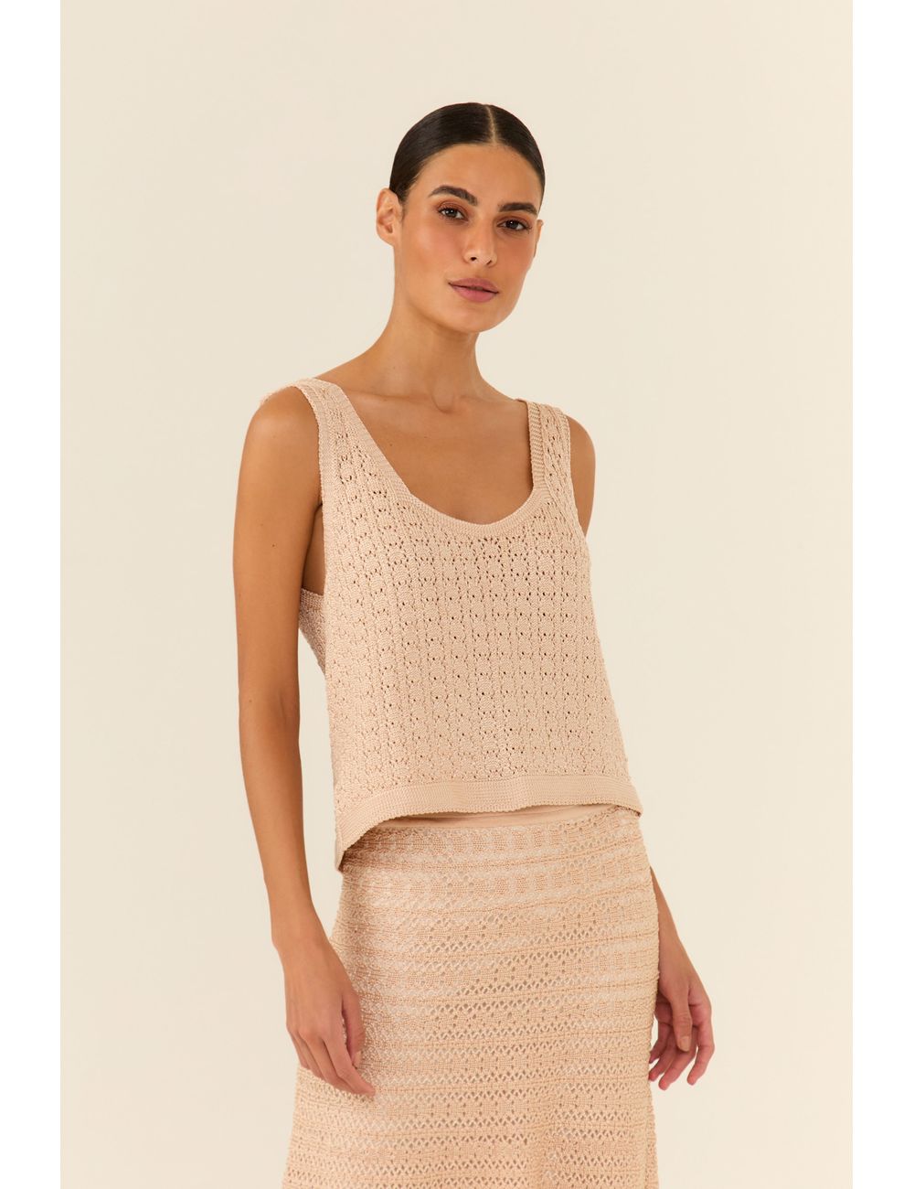 Blusa Tricot Rendada
