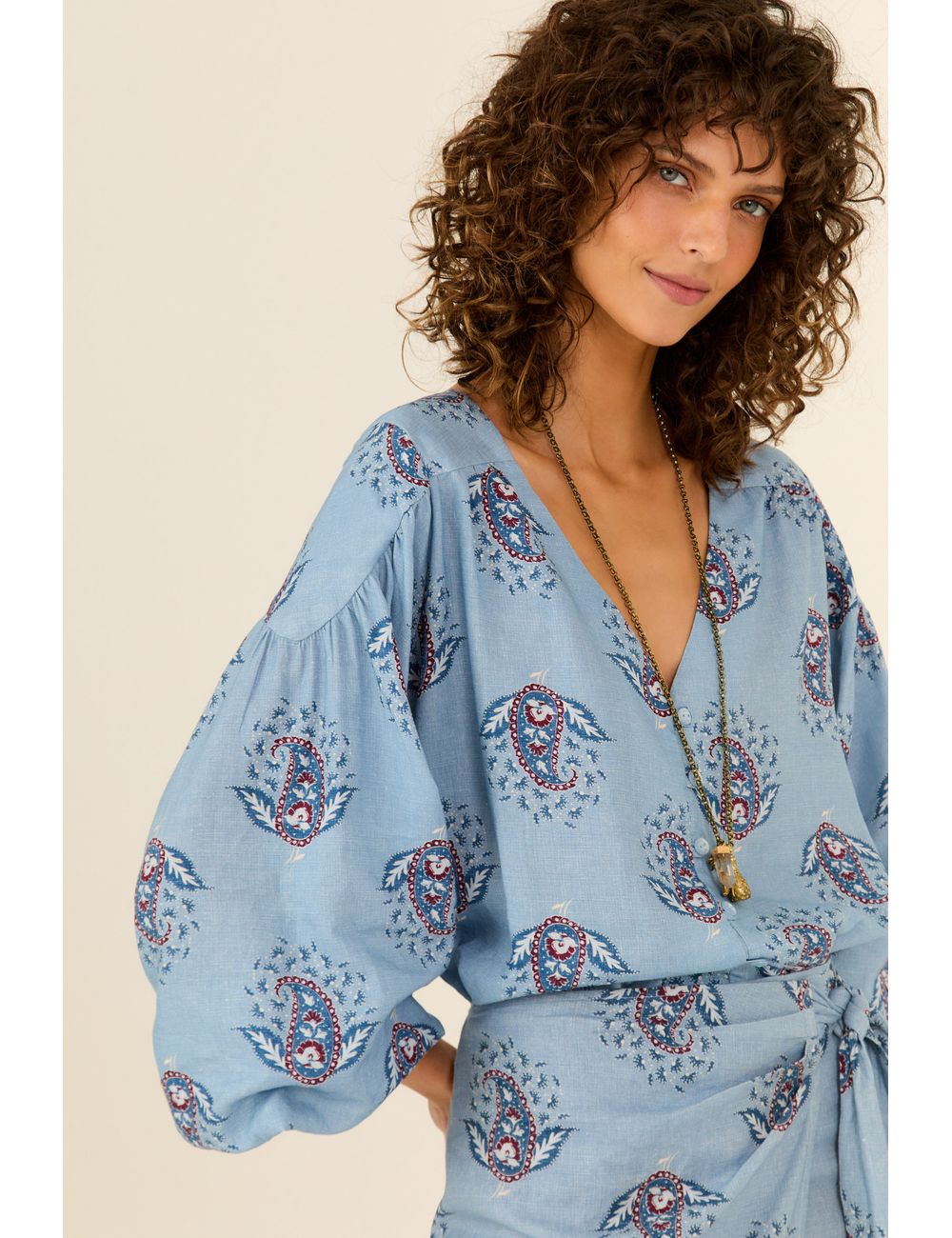 Blusa Estampa Maya