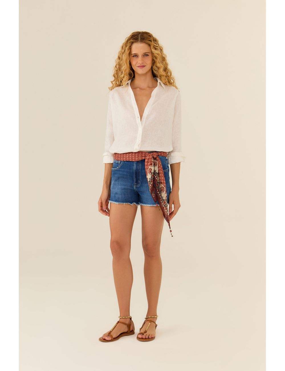 Short Jeans Bigodes Destroyed