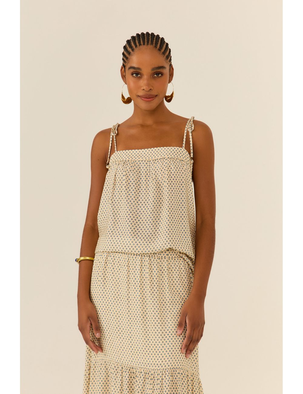 Blusa Alça Estampa Majuli