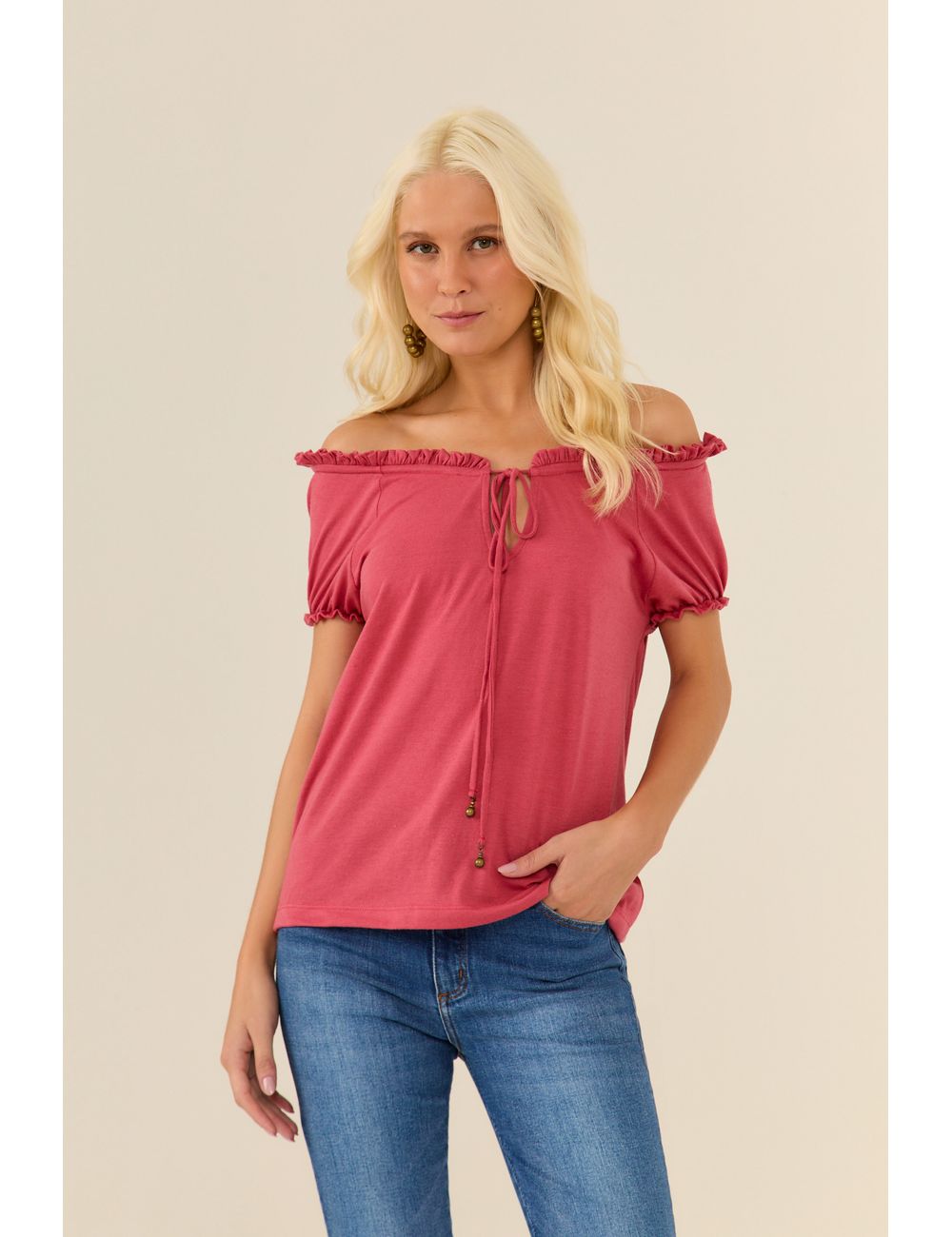Blusa Decote Rolotê