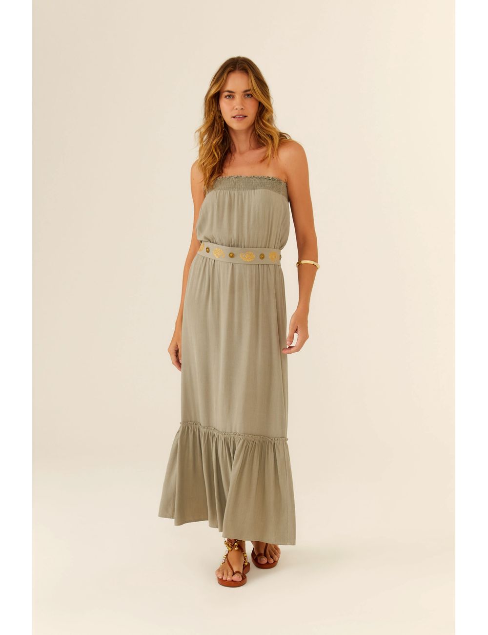 Vestido Midi Pala Lastex