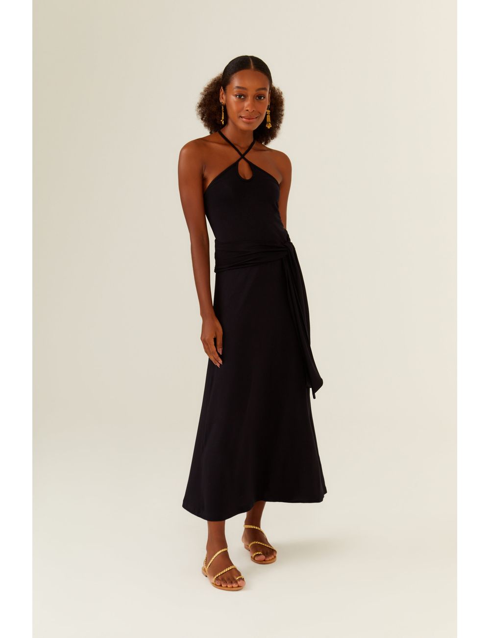 Vestido Vazado Amarração