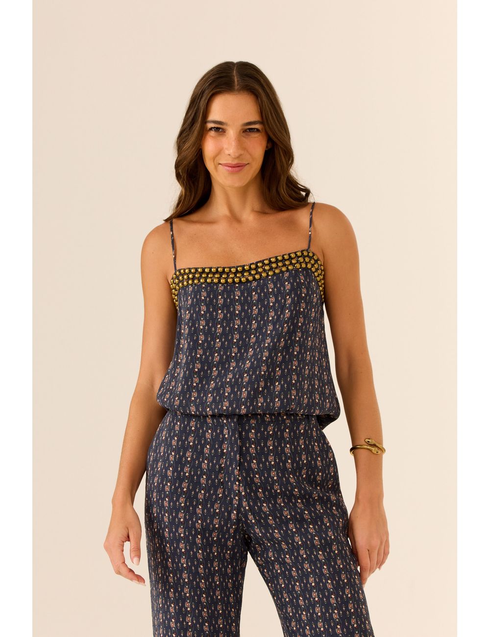 Blusa De Alça Ggt Estampa Tiny