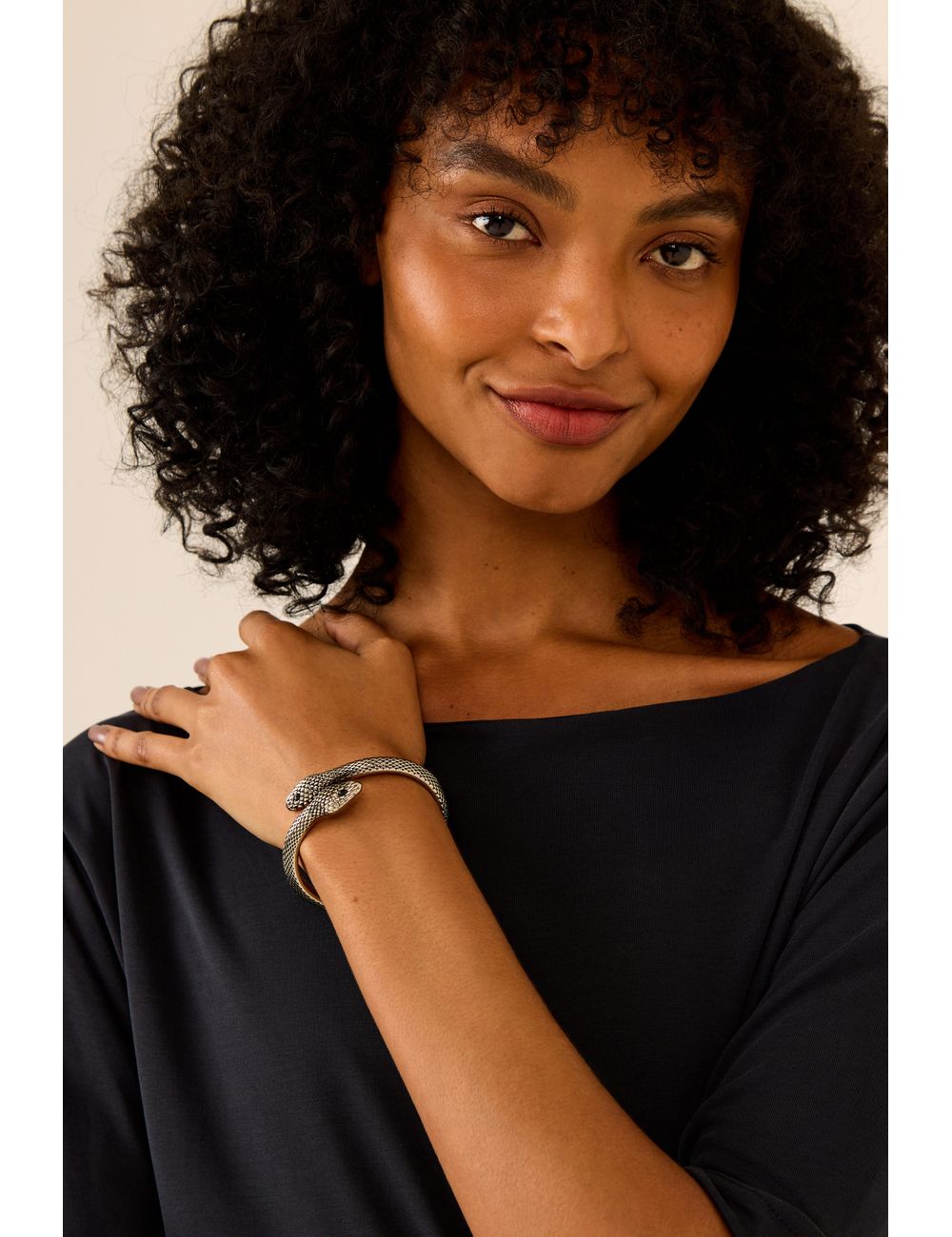 Bracelete Snake - Prata / U