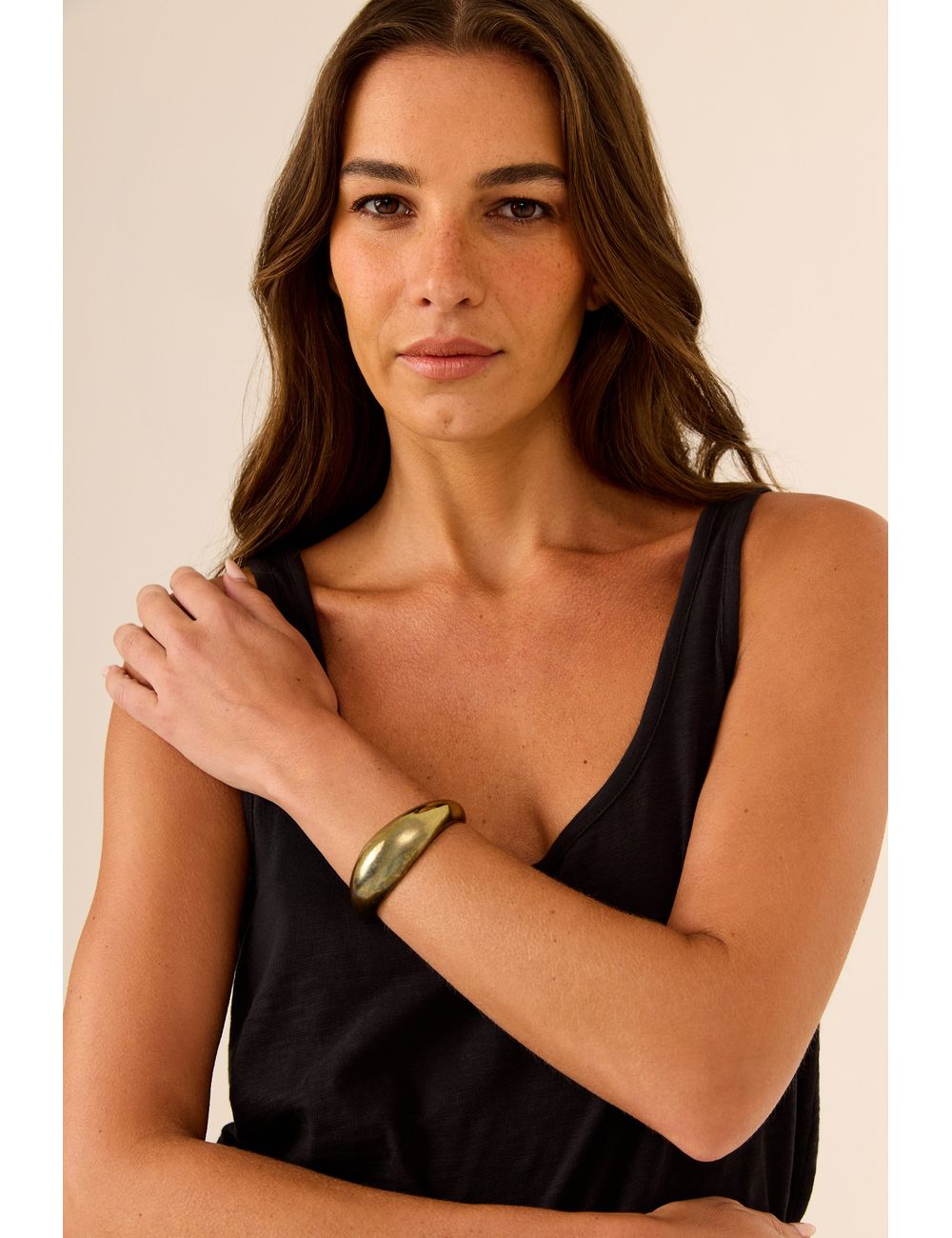 Pulseira Metal Encaixe - Dourado / U