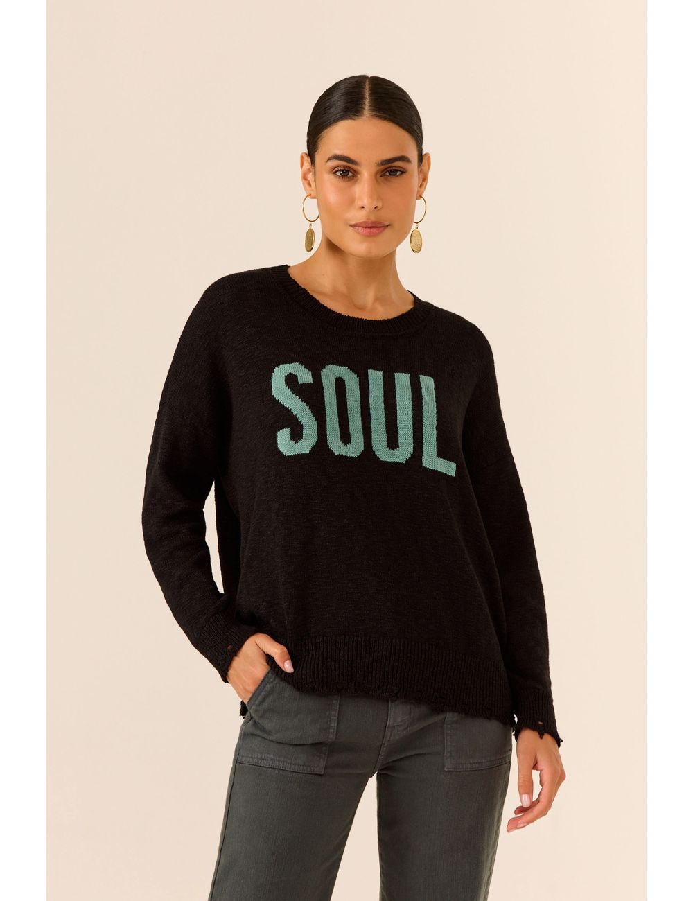 Pull Tricot Intarsia Soul