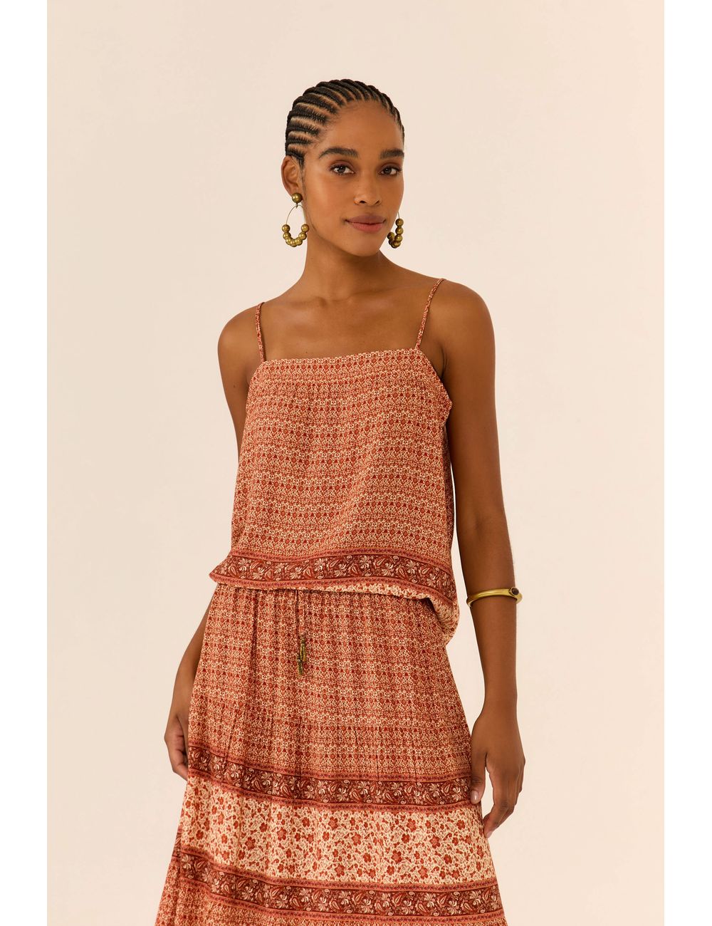 Blusa Alça Estampa Surya