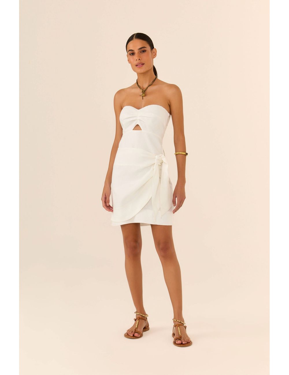 Vestido Curto Amarração