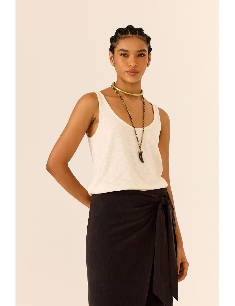 Blusa Regata Decote u