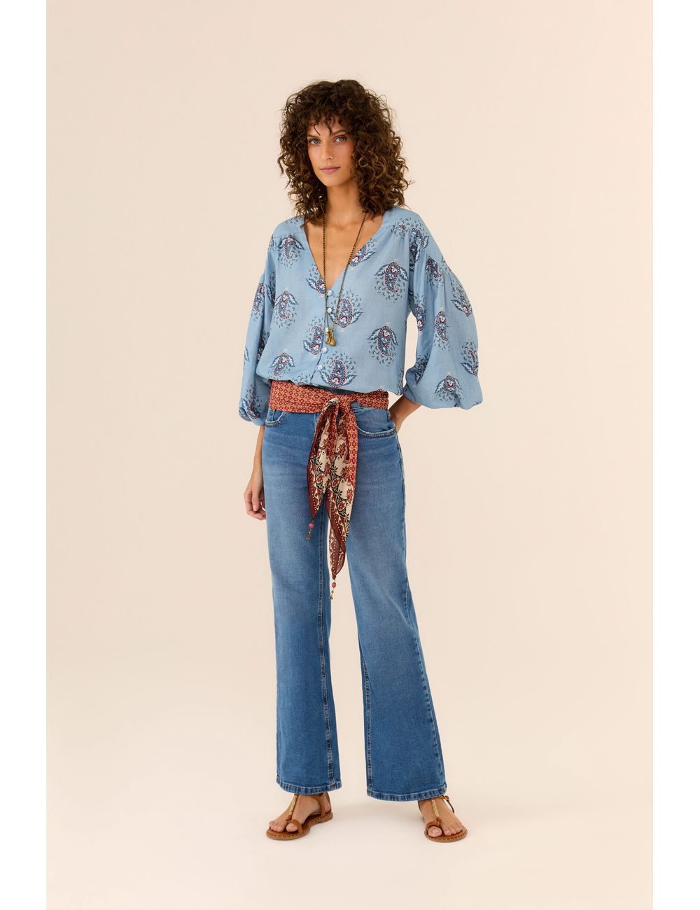 Calça Jeans Bootcut Stone