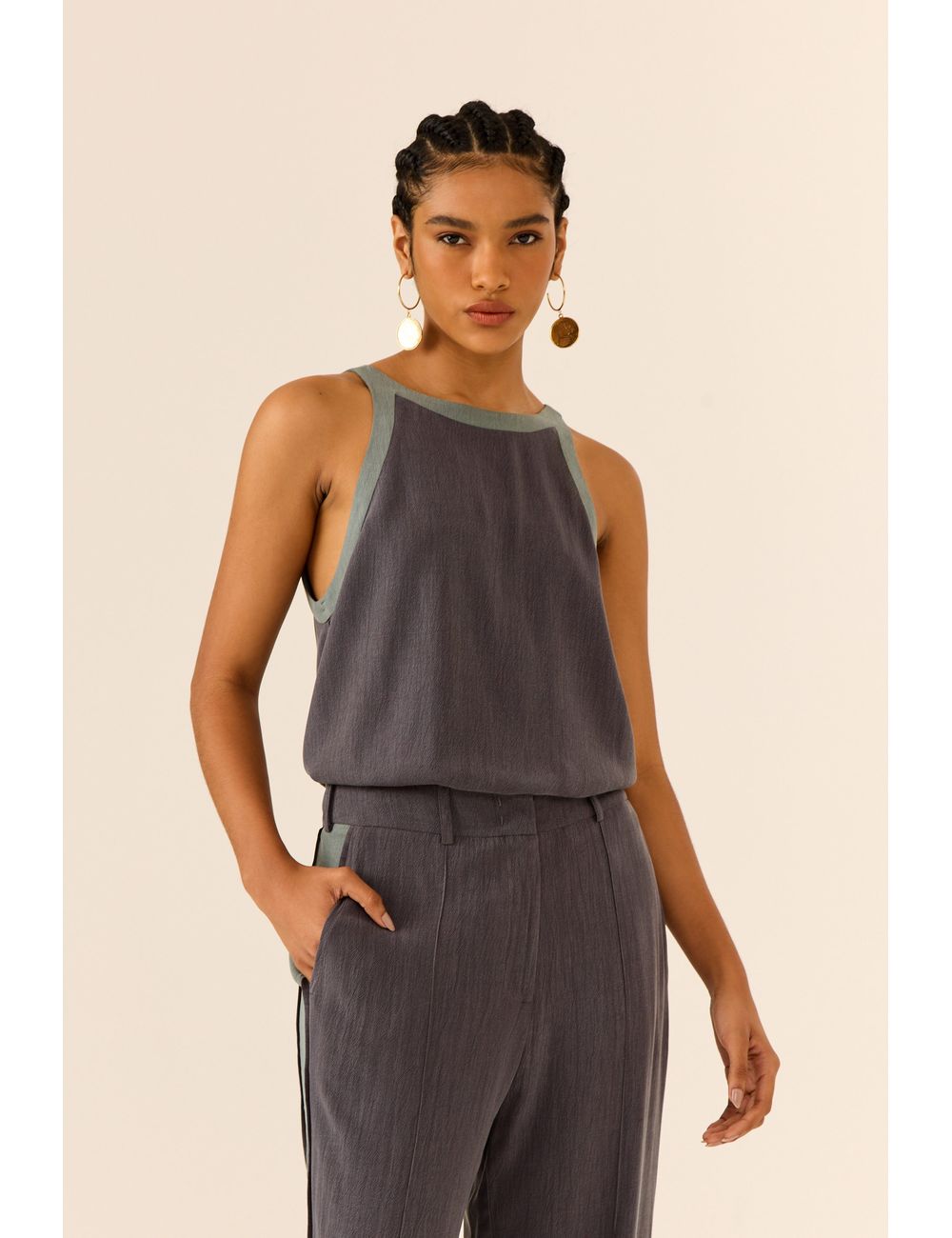 Blusa Decote Nadador