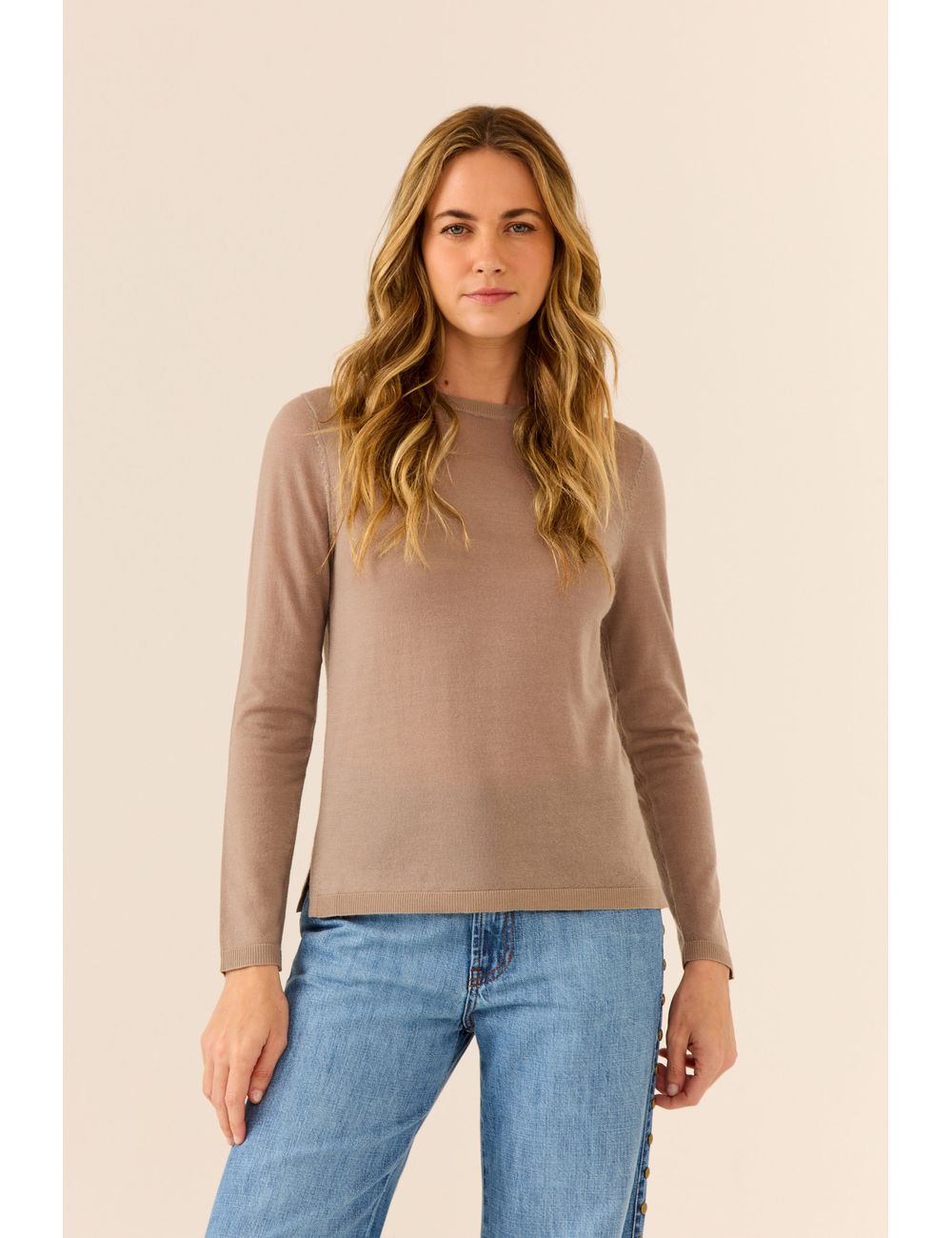 Blusa Tricot Manga Longa