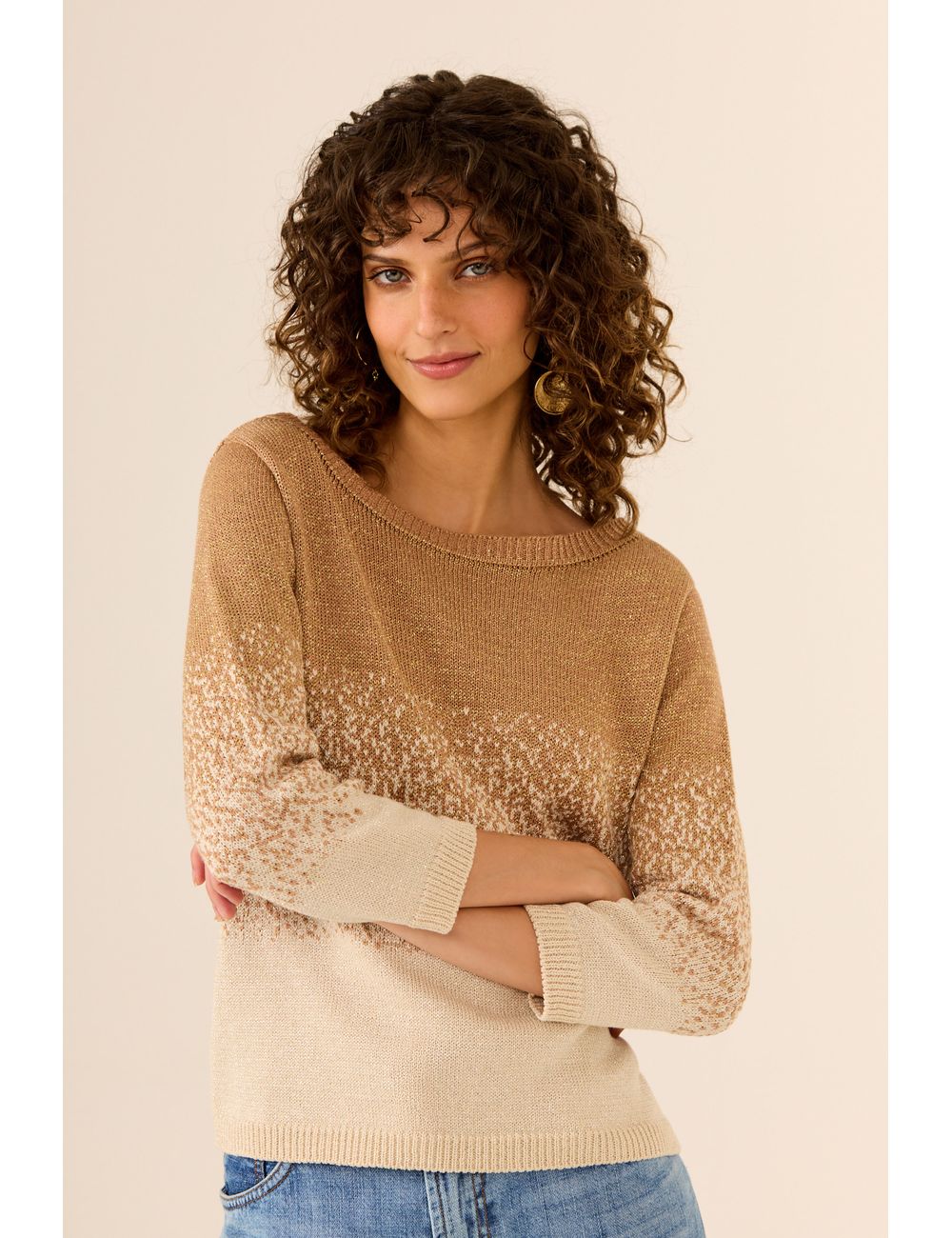 Pull Tricot Ombre Lurex