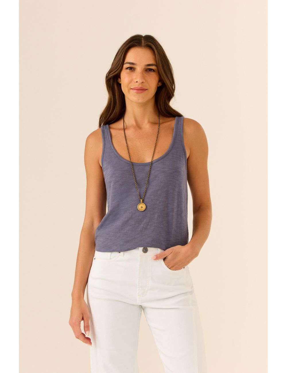 Blusa Regata Decote u