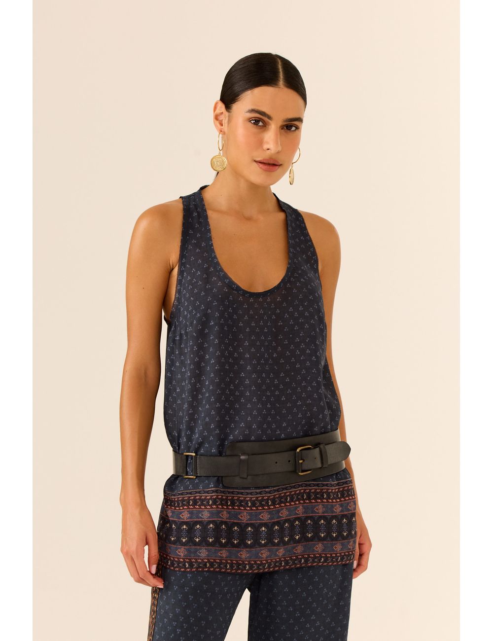 Regata Alongada Ggt Estampa Poá Zafira