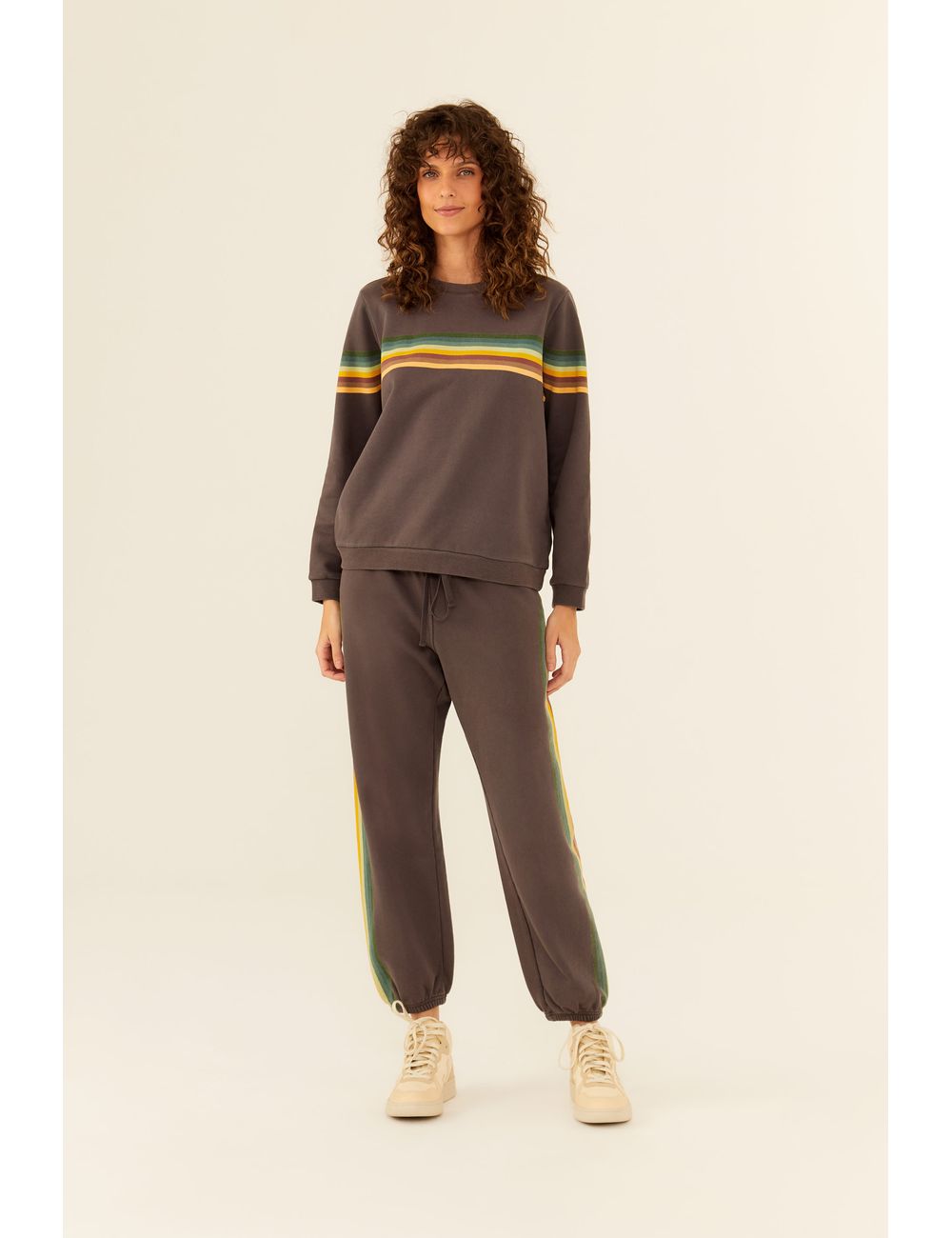 Calça Silk Listra