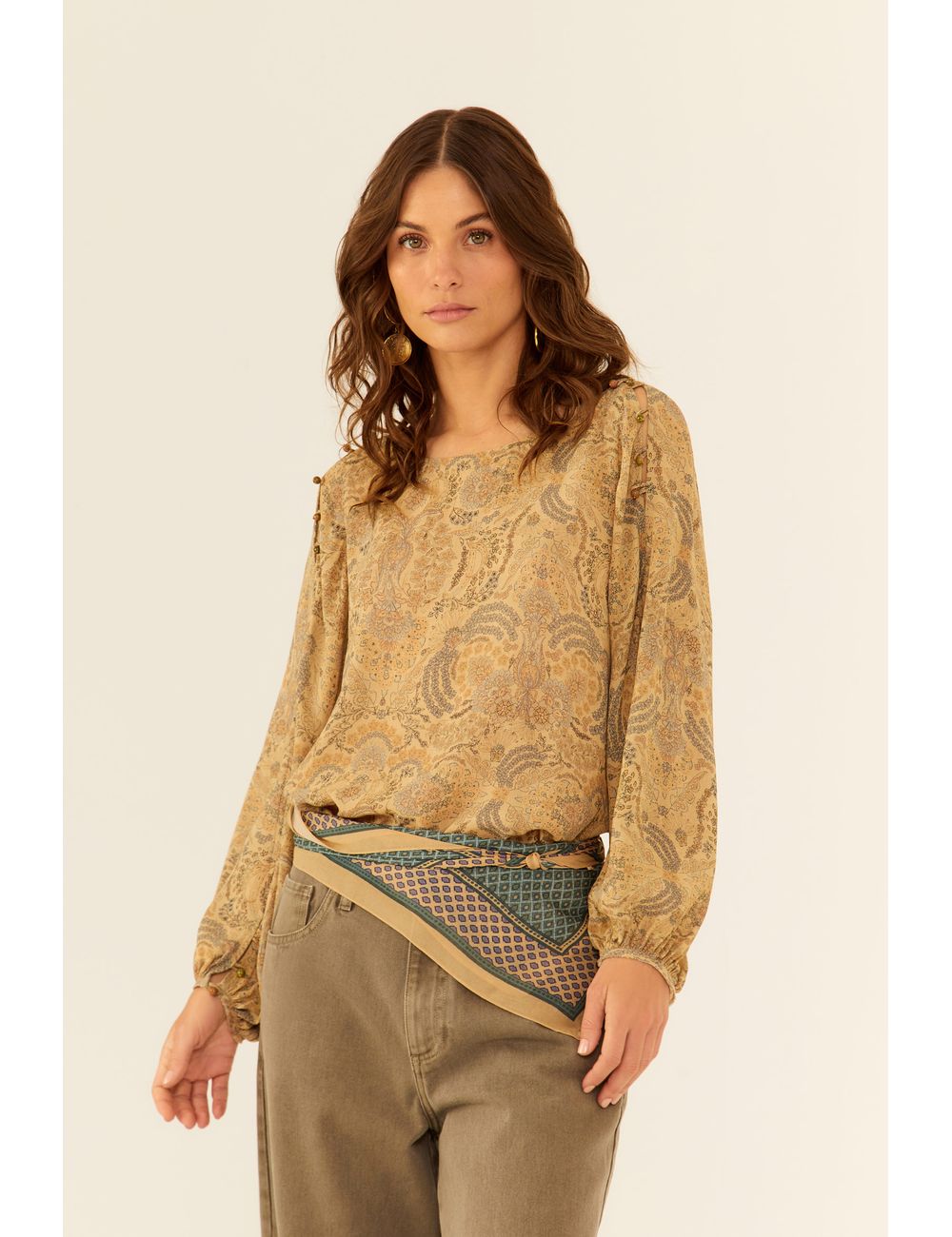 Blusa Ggt Estampa Relicário