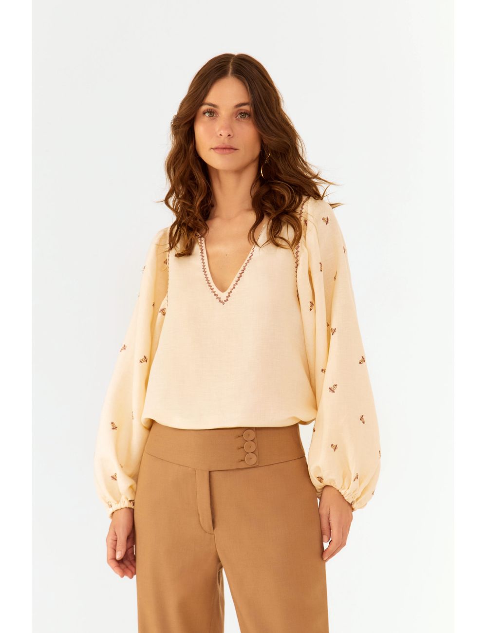 Blusa Bordado Pólen