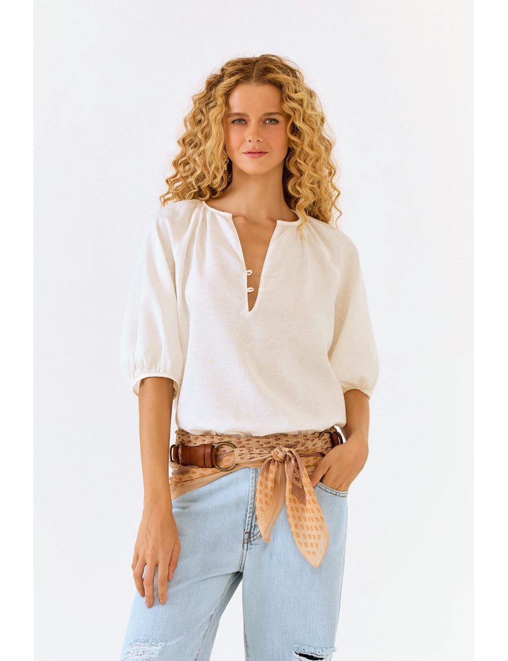 Blusa Decote v