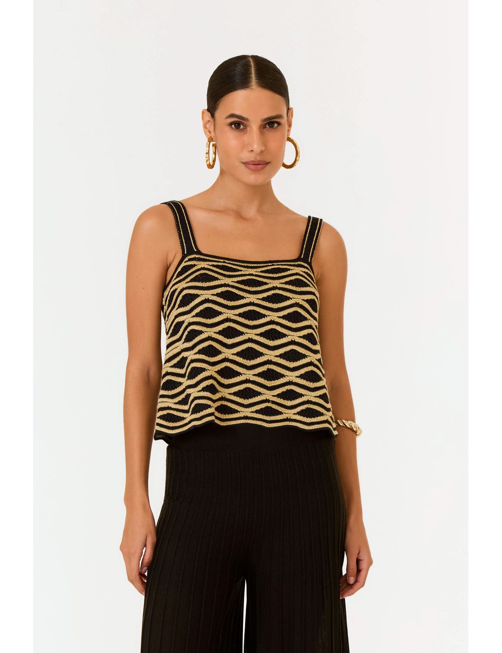 Regata Tricot Ponto Nervuras