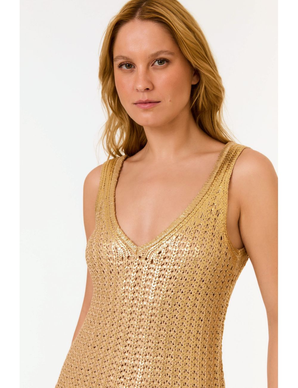 Blusa Tricot Com Foil