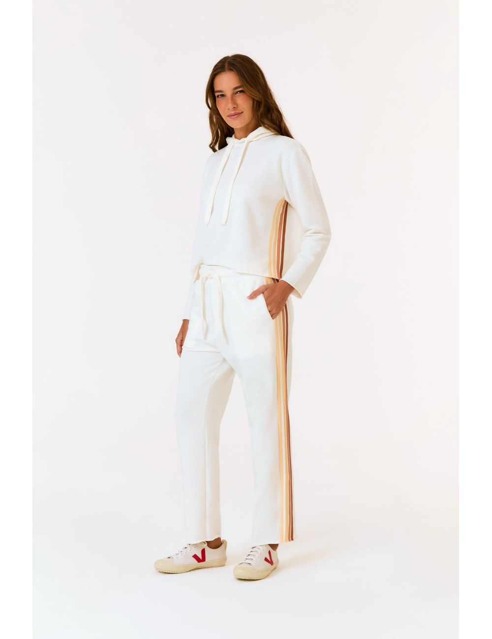 Calça Moletom Listras Lateral