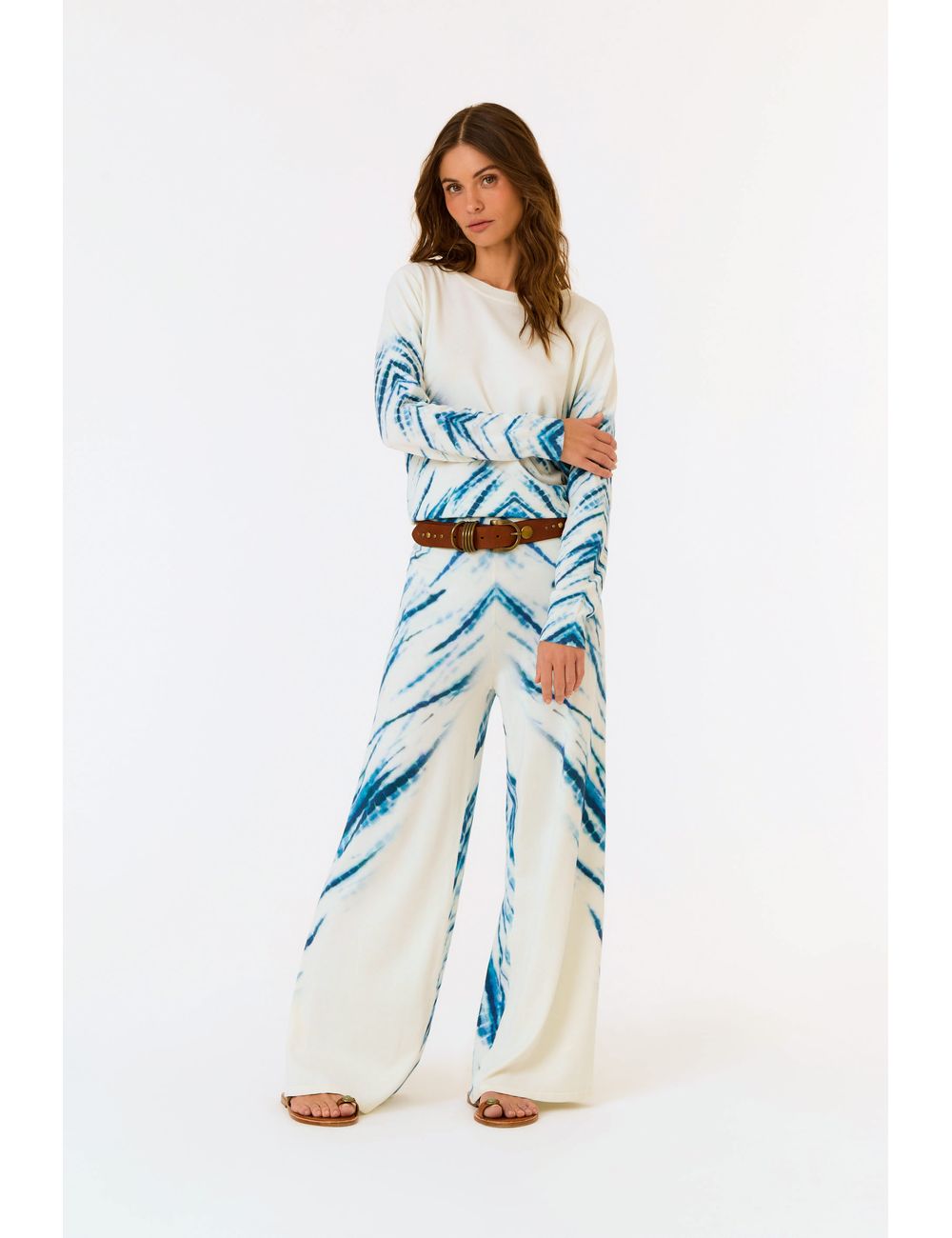 Calça Tricot Tie Dye