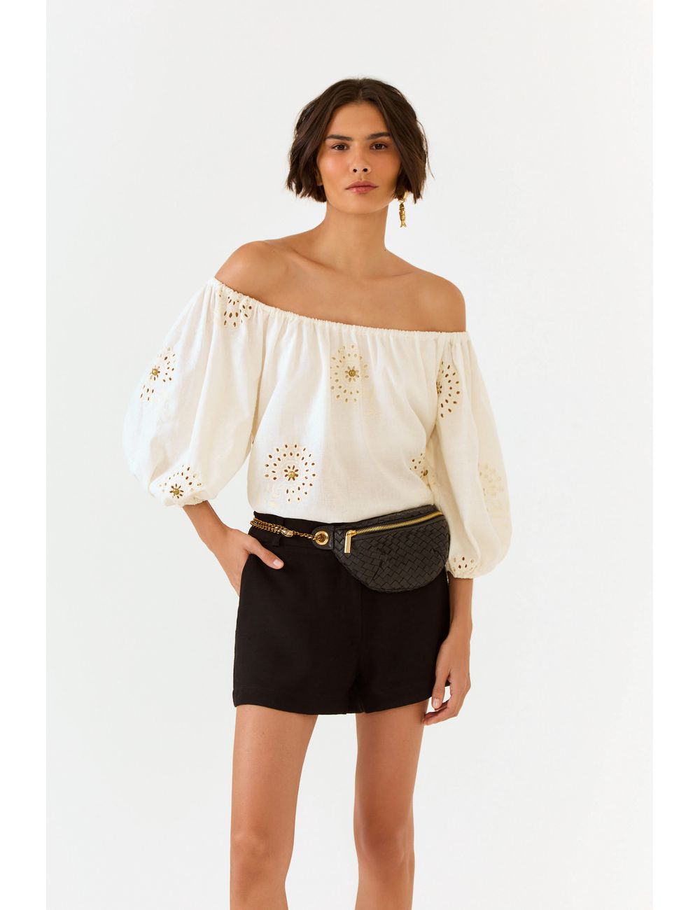 Short Curto Alfaiataria