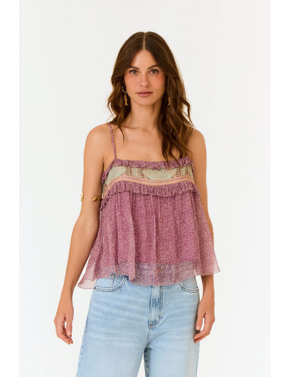 Blusa Alça Ggt Estampa Isla