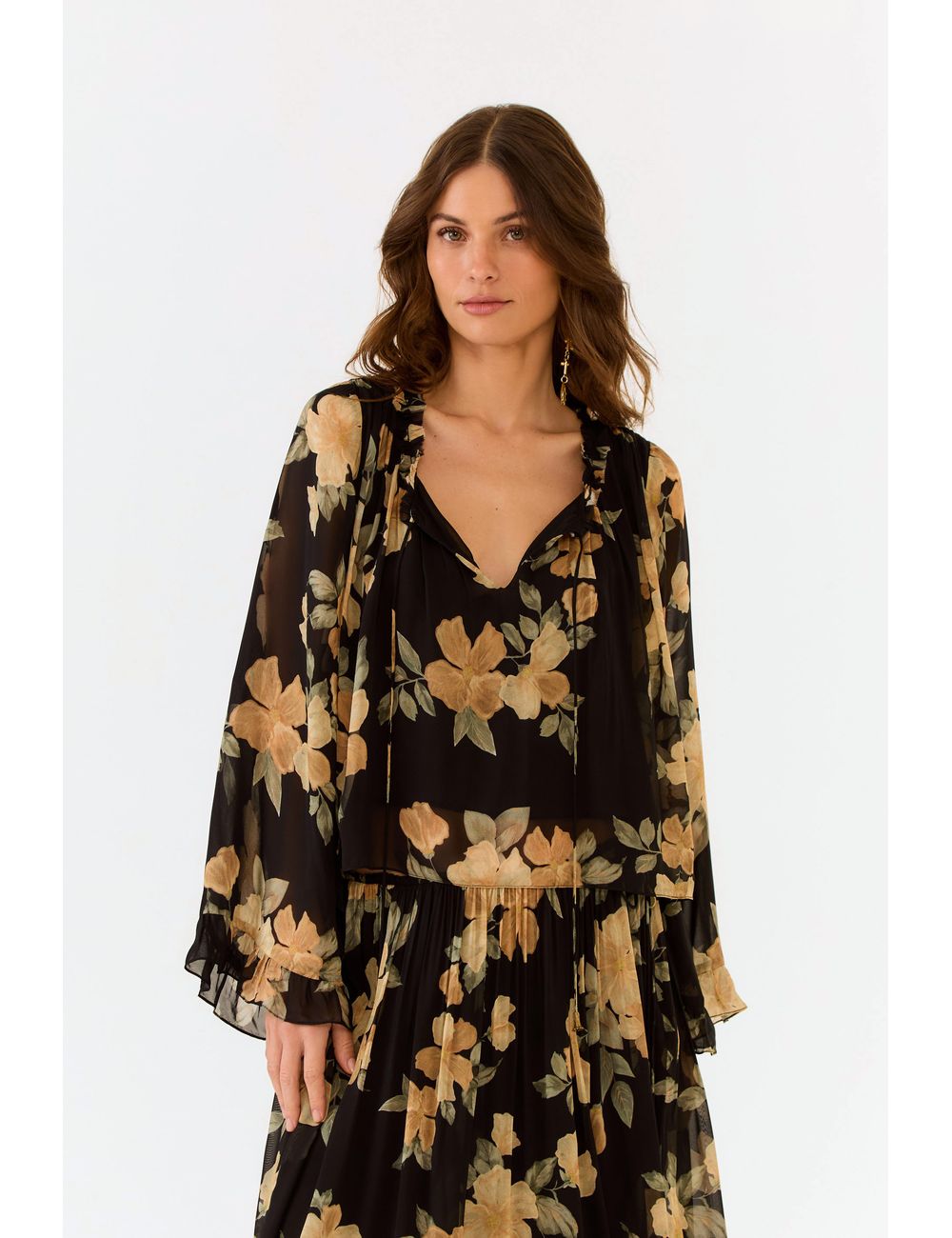 Blusa Ggt Estampa Sunset Preto