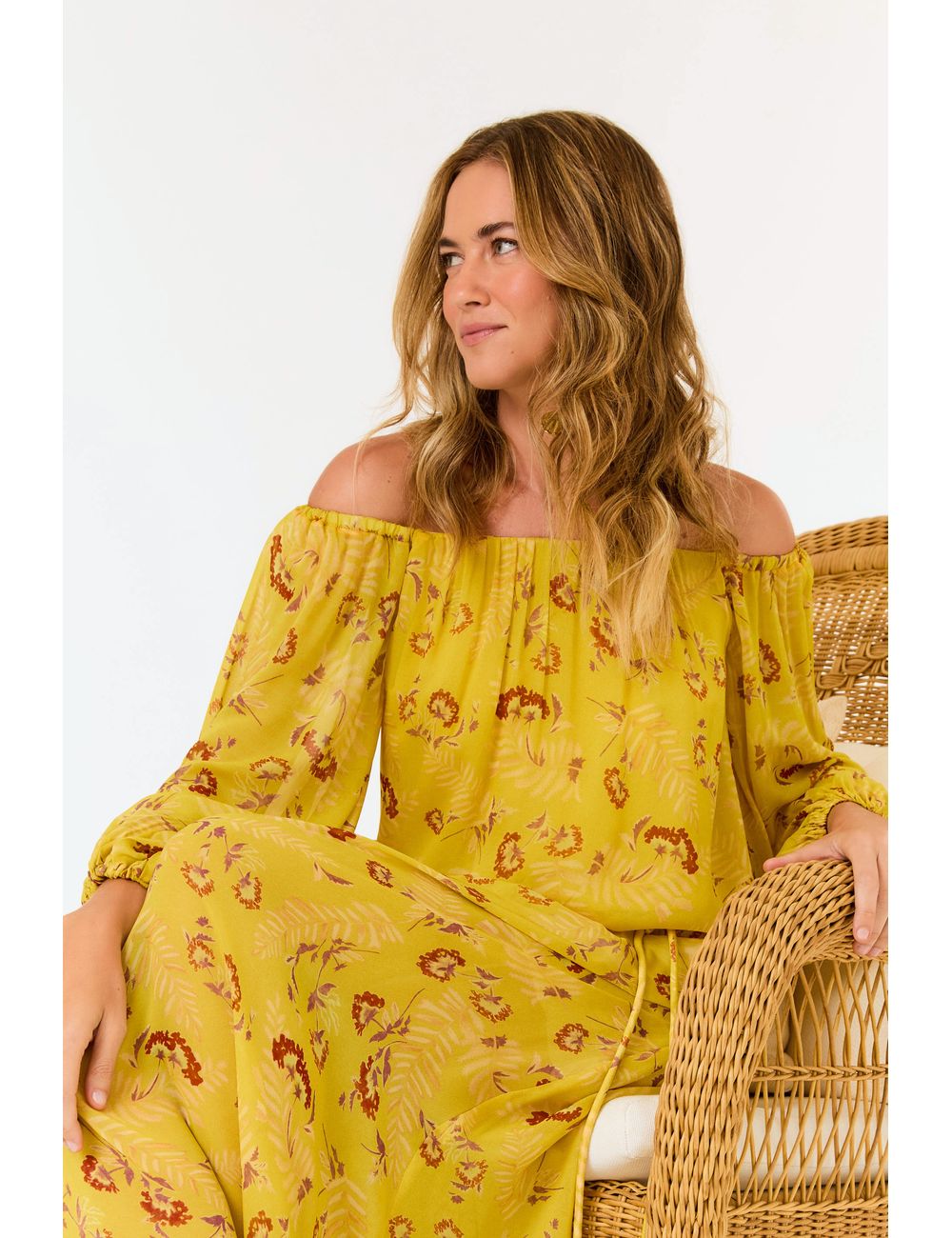 Blusa Manga Longa Ggt Estampa Daisy