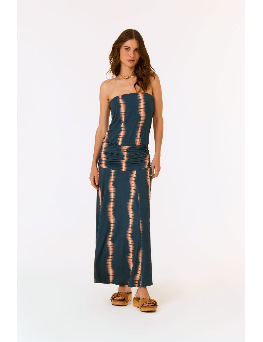 Vestido Longo Estampa Balangan Jasper